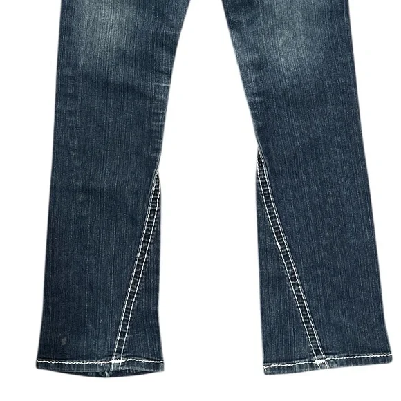 True Religion Joey Twist Super T Low Rise Bootcut Jeans Size 27 Y2K - Picture 8 of 10